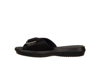 Klapki Azaleia Lucia Soft Comfy Tam Black 198033, Czarny, Materiał