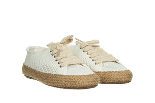 Espadryle Emu Agonis Mac Coconut 119187, Biały, Materiał