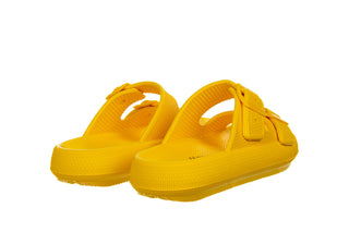 Klapki Laura Vita Nuon 08 Jaune 202003, Żółty, Tworzywo