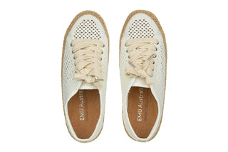 Espadryle Emu Agonis Mac Coconut 119187, Biały, Materiał