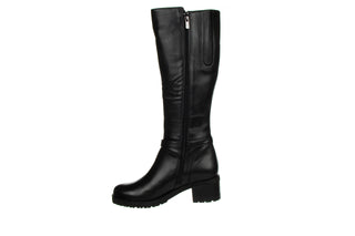 Kozaki Bayla-161 077 43575 Black 161734, Czarny, Skóra naturalna