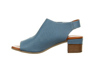 Sandały Bayla-161 066 1703 342 Denim 161459, Niebieski. Skóra naturalna