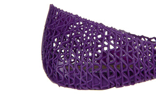 Baleriny Melissa Campana Papel AD Purple 010423, Fioletowy, Guma