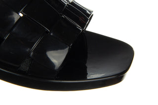 Sandały Melissa Basket Sandal Ad Black Beige 010449, Czarny, Guma