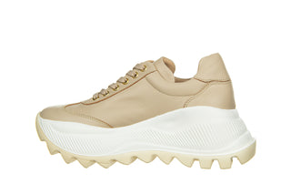 Półbuty Bayla-159 4568 001-P Beż Lico 159116, Skóra naturalna