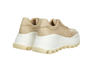 Półbuty Bayla-159 4568 001-P Beż Lico 159116, Skóra naturalna