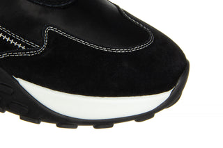 Półbuty John Doubare 502 Black 104212, Czarny, Skóra naturalna