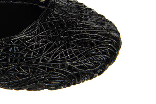 Baleriny Melissa Campana Flow Ad Black 010426, Czarny, Guma