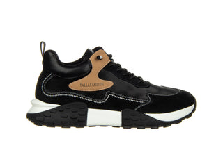 Półbuty John Doubare 502 Black 104212, Czarny, Skóra naturalna