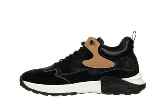Półbuty John Doubare 502 Black 104212, Czarny, Skóra naturalna