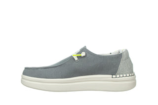Półbuty HeyDude Wendy Rise Chambray Abyss Blue 003220, Niebieski, Materiał