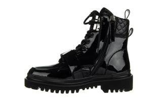 Botki Sca'viola M-73 Black Patent 047196, Czarny, Skóra naturalna lakierowana