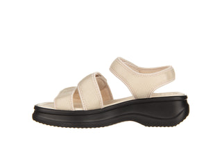 Sandały Azaleia Tania Soft Therapy Pap Off White Black 198024, Biały/Czarny, Materiał