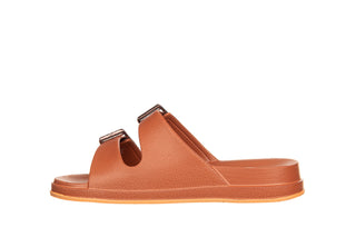 Klapki Azaleia Dani Anatomic Tam Dark Nude 198010, Ceglasty, Tworzywo