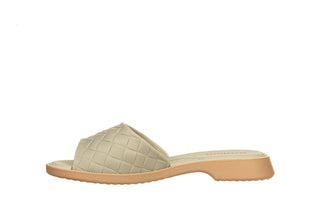 Klapki Azaleia Simone Comfy Flat Rast Green Beige 198017, Zielony, Tworzywo