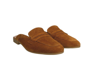 Klapki Bayla-161 022 3410 Coconut Suede 161682, Brązowy, Skóra naturalna