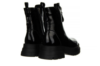 Botki Bayla-161 054 2916 2103 Black Patent 161389, Czarny, Skóra lakierowana