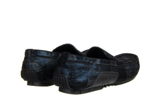 Mokasyny John Doubare Y198-109 Black 104177, Czarny, Skóra naturalna