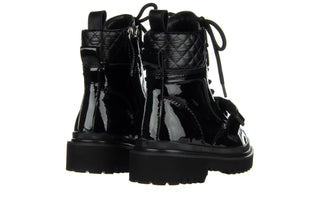 Botki Sca'viola M-73 Black Patent 047196, Czarny, Skóra naturalna lakierowana