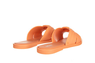 Klapki Melissa Plush AD Orange 010393, Pomarańczowy, Guma