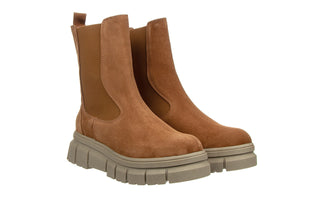Botki Bayla-161 188 2103 53 Coconut Suede 161637, Brązowy, Skóra naturalna