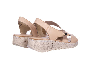 Sandały Bayla-161 016 901 Beige 161190, Beż, Skóra naturalna