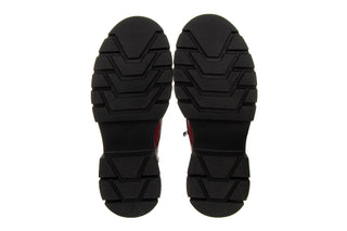 Trzewiki Bayla-161 084 606 92 85 Red Floather Black Floather 161595, Czerwony, Skóra naturalna