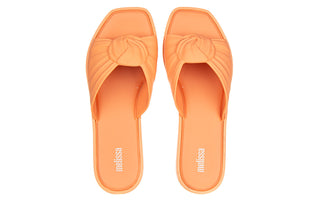 Klapki Melissa Plush AD Orange 010393, Pomarańczowy, Guma