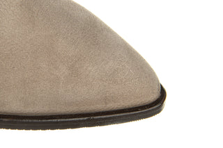 Botki Bayla-161 077 39499 Beige Nubuck 161550, Szary, Skóra naturalna