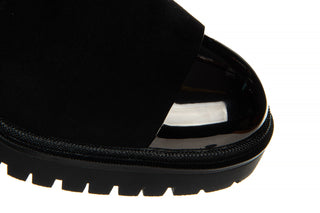 Botki Lola Lola by Sca'viola S-79 Black Suede 047207, Czarny, Skóra naturalna