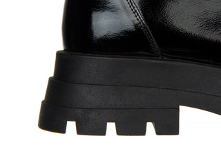 Botki Bayla-161 054 2916 2103 Black Patent 161389, Czarny, Skóra lakierowana