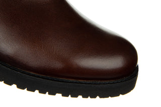 Kozaki Bayla-161 077 43575 Brown 161735, Brązowy, Skóra naturalna