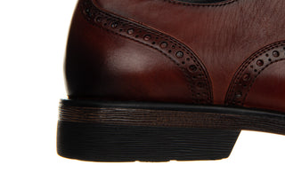 Półbuty John Doubare QA82L-C92-Q273 Brown 104194, Brązowy, Skóra naturalna