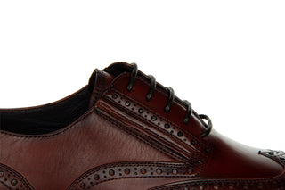 Półbuty John Doubare QA82L-C92-Q273 Brown 104194, Brązowy, Skóra naturalna