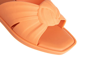 Klapki Melissa Plush AD Orange 010393, Pomarańczowy, Guma