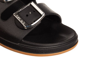 Klapki Azaleia Dani Anatomic Tam Black 198009, Czarny, Tworzywo