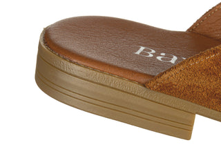 Klapki Bayla-161 022 3410 Coconut Suede 161682, Brązowy, Skóra naturalna