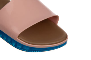 Klapki Melissa Beach Slide Next Gen AD Pink Blue 010339, Róż, Guma