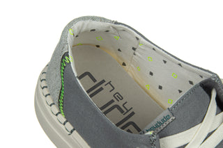Półbuty HeyDude Wendy Rise Chambray Abyss Blue 003220, Niebieski, Materiał