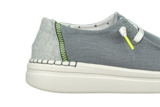 Półbuty HeyDude Wendy Rise Chambray Abyss Blue 003220, Niebieski, Materiał