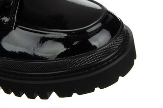 Botki Sca'viola M-73 Black Patent 047196, Czarny, Skóra naturalna lakierowana