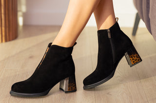 Botki Loretta Vitale C6911 Black 514281, Czarny, Skóra naturalna