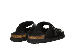 Klapki D Franklin Vibe Sandals Buckle Champion Pink 206014, Czarny, Skóra ekologiczna