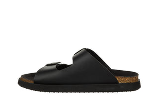 Klapki D Franklin Vibe Sandals Buckle Champion Pink 206014, Czarny, Skóra ekologiczna