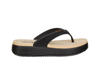 Japonki Azaleia Maria Black Beige, Czarny, Tworzywo