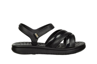 Sandały Azaleia Rafa Sand Black, Czarny, Tworzywo