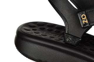 Sandały Azaleia Rafa Sand Black, Czarny, Tworzywo