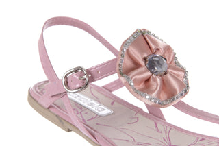 Sandały AZALEIA 130 132 PATENT PINK, Róż, Guma
