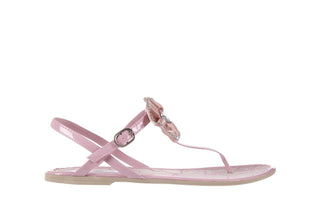Sandały AZALEIA 130 132 PATENT PINK, Róż, Guma