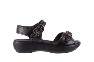 Sandały Azaleia 355 788 Napa Black, Czarny, Materiał
